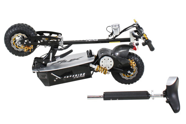 E-Scooter Freeride Limited Gold 1000 Watt 48 V mit Licht und Freilauf