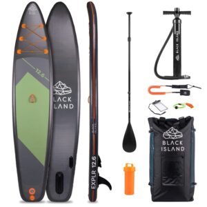 Black Island EXPLR SUP 12'6 Paket Stand Up Paddle