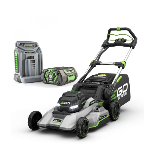 EGO Rasenmäher LM2135E-SP 52 cm, Kunststoffgehäuse Radantrieb inkl. 7.5 Ah Batterie und Schnell-Ladegerät