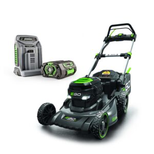 EGO Rasenmäher LM2021E-SP 50 cm, Stahlblechgehäuse Radantrieb inkl. 5.0 Ah Batterie und Schnell-Ladegerät