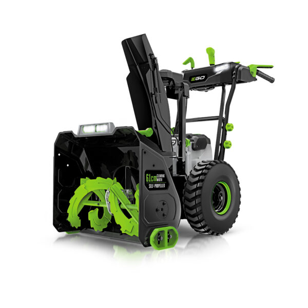 EGO Schneefräse SNT2400E, 61 cm Räumbreite, 55t/h, inkl. 2x 7.5 Ah Batterie und 2x Schnellladegerät – Bild 2